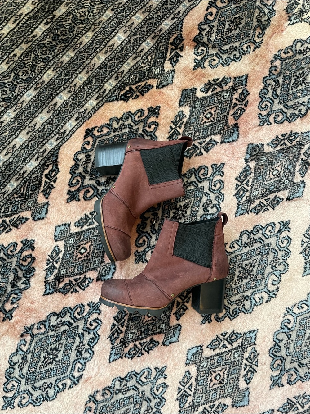 Sorel Addington Leather Heeled Boots